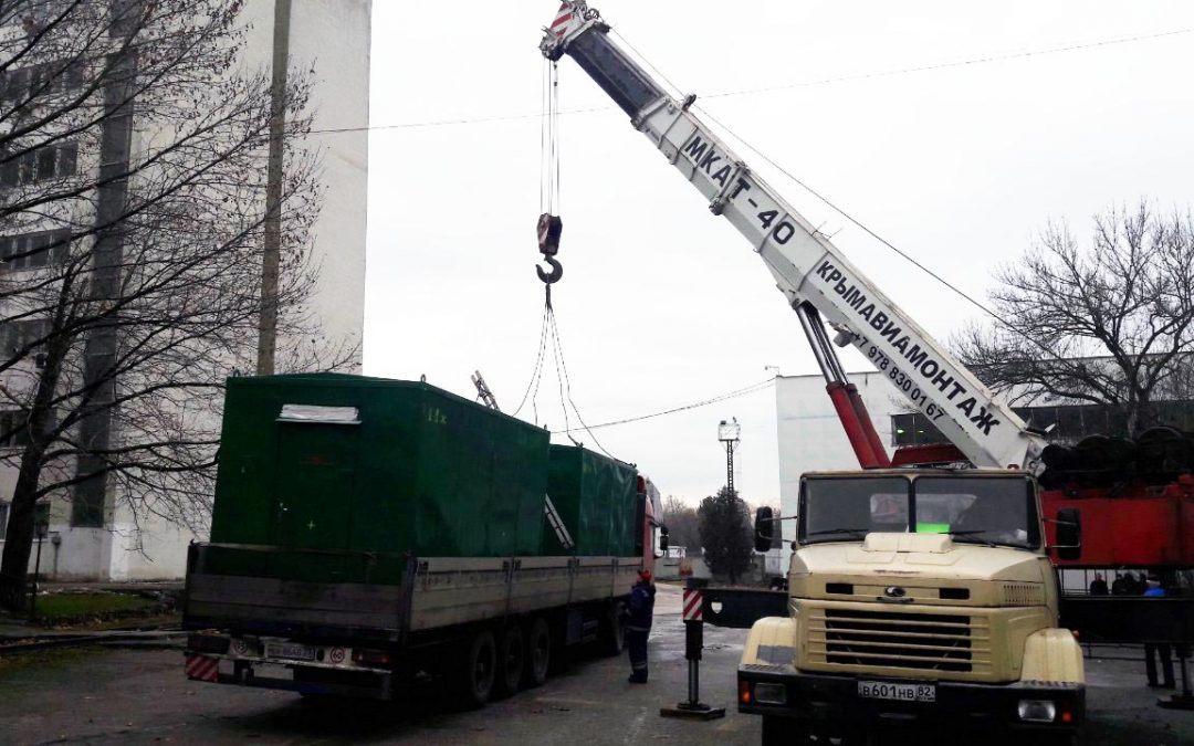 Производство и отгрузка дизельных электростанций